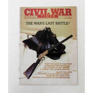Civil War Times Illustrated Magazine September 1982 Siege of Yorktown McDowell